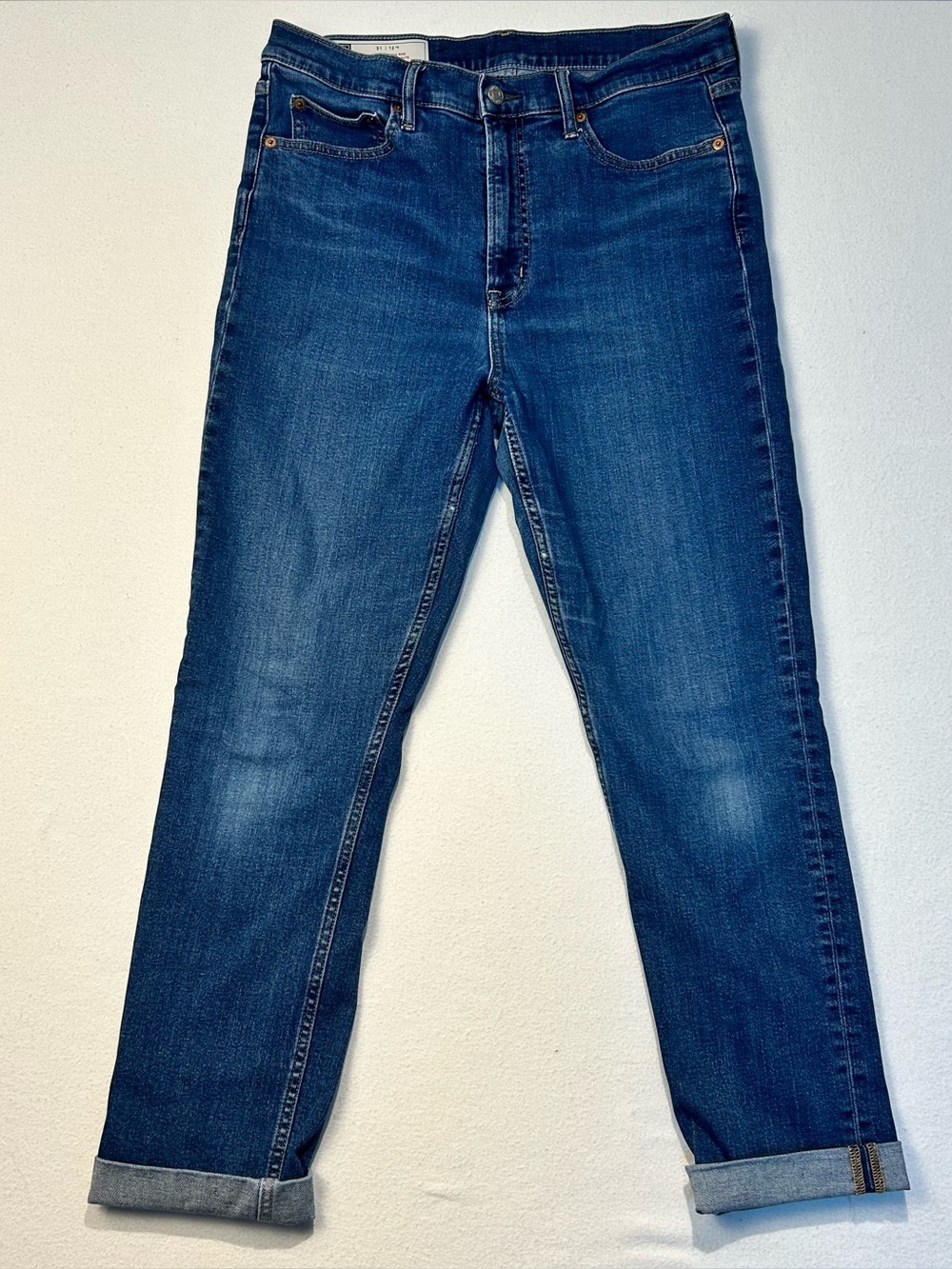 GAP Cigarette High Rise Cropped Ankle Jeans